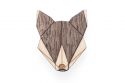 Drevená brošňa Wolf Brooch