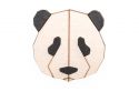Drevená brošňa Panda Brooch