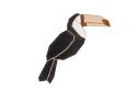 Drevená brošňa Toucan Brooch