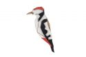 Drevená brošňa Woodpecker Brooch
