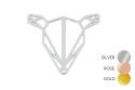 Kovová brošňa Doe Steel Brooch
