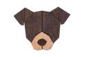 Drevená brošňa American Pit Bull Terrier Brooch
