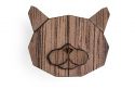 Drevená brošňa British Cat Brooch