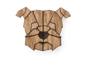 Drevená brošňa Heřman Brooch