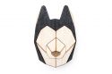 Drevená brošňa Husky Brooch