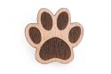 Drevená brošňa Paw Brooch