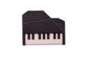Drevená brošňa Piano Brooch
