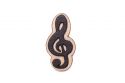 Drevená brošňa Treble Clef Brooch