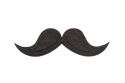 Drevená brošňa Moustache Brooch