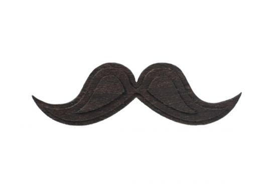Drevená brošňa Moustache Brooch