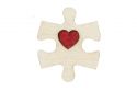 Drevená brošňa Puzzle 2 Brooch