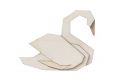 Drevená brošňa White Swan Brooch