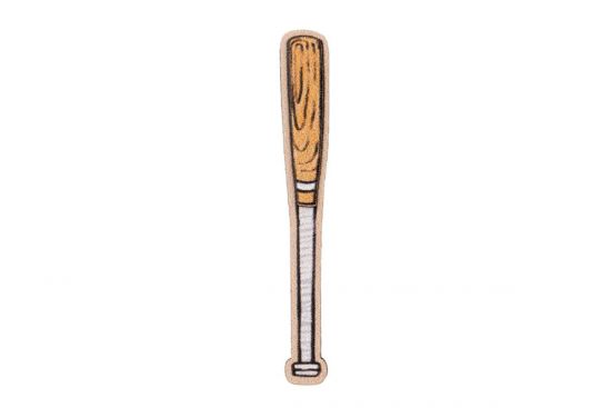 Drevená brošňa Baseballová raketa