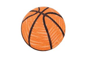 Drevená brošňa Basketbalová lopta
