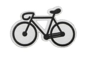 Drevená brošňa Cestný bicykel