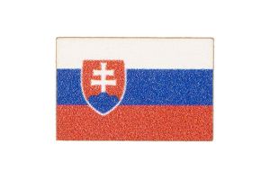 Drevená vlajka Slovensko