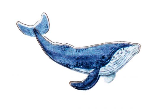 Drevená brošňa Veľryba – by Epipi Drevená brošňa Veľryba – by Epipi