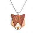 Drevený prívesok Bear Pendant