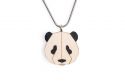 Drevený prívesok Panda Pendant