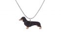 Drevený prívesok Walking Dachshund Pendant
