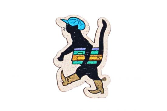 Drevená brošňa Mikeš do školy – Josef Lada ©