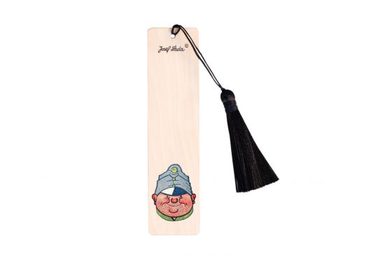 Drevená záložka do knihy Dobrý vojak Švejk – Josef Lada © Drevená záložka do knihy Dobrý vojak Švejk – Josef Lada ©