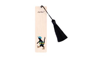 Drevená záložka do knihy Kocúr Mikeš – Josef Lada ©