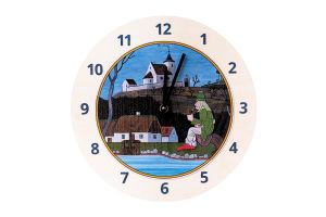 Drevené hodiny Vodník – Josef Lada ©