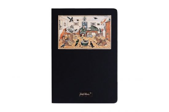 Zápisník A5 – Zvieratká prezimujú v horárni – Josef Lada © Zápisník A5 – Zvieratká prezimujú v horárni – Josef Lada ©