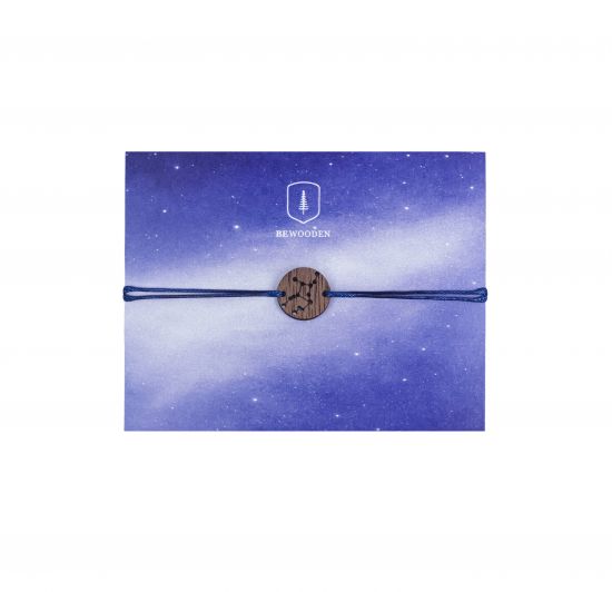 Povrázkový náramok Virgo Wooden Bracelet