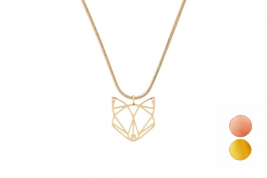 Kovový prívesok Fox Steel Pendant