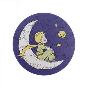MINI - Drevené Puzzle The Little Prince Moon